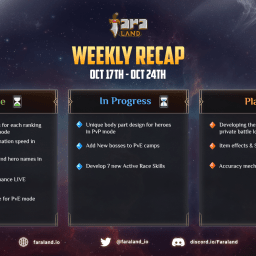 Faraland Weekly Update Oct 17th – Oct 24th