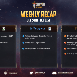 Faraland Weekly Update Oct 24th – Oct 31st