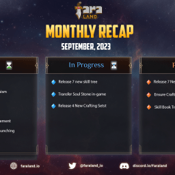 FARALAND MONTHLY UPDATE  